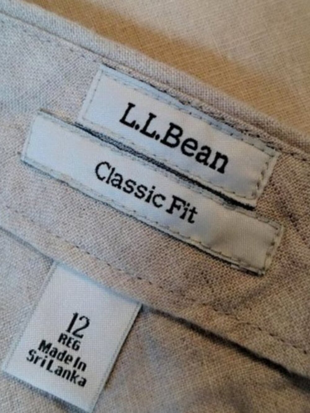 LL Bean Linen Skirt - Picture 4 of 4